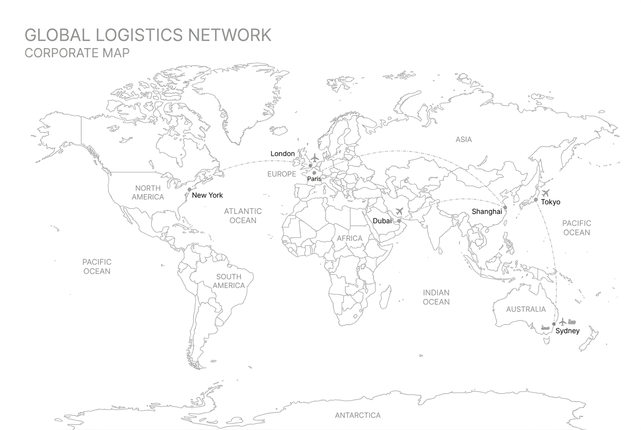 DSVPL Global Reach Map
